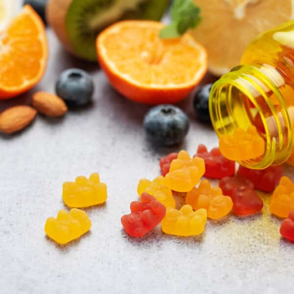 Chewable gummy bears vitamins and supplements and fresh fruits Are Bad for Your Health