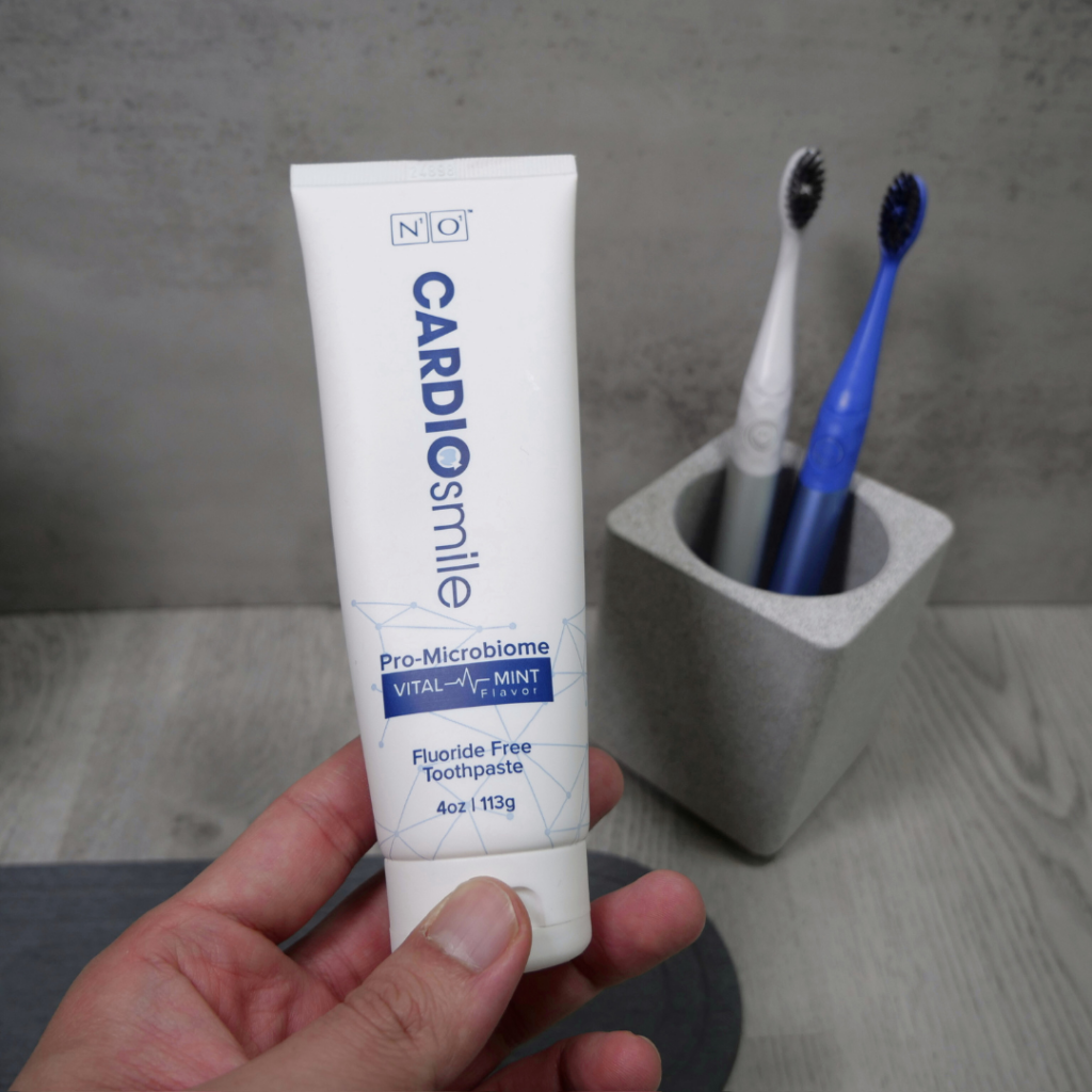 n1o1 cardiosmile nitric oxide toothpaste oral health