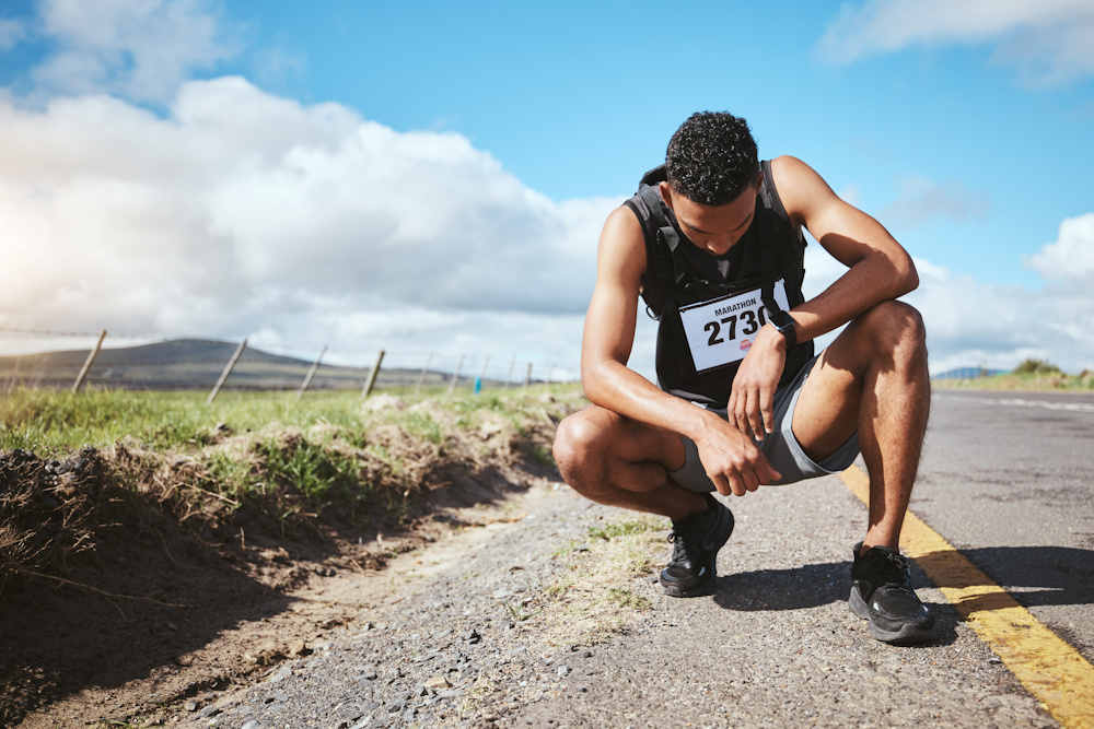 fatigued runner